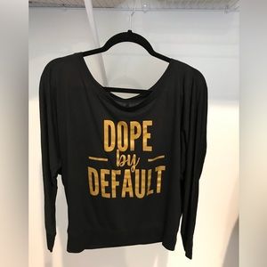 Relaxed “Dope By Default” Tee